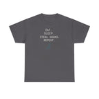Eat Sleep Steal Socks Repeat Lab Puppy Funny Dog Life T-Shirt