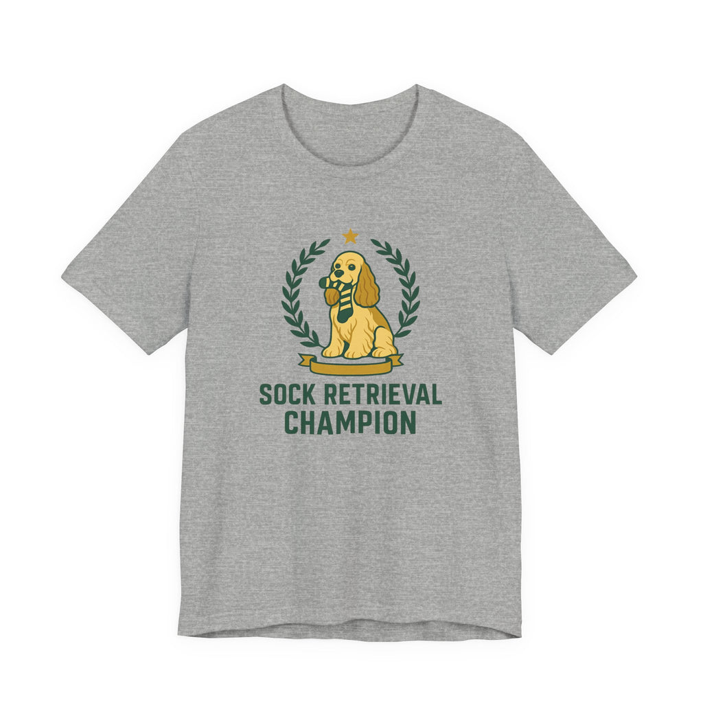 Cocker Sock Retrieval Champion Tee