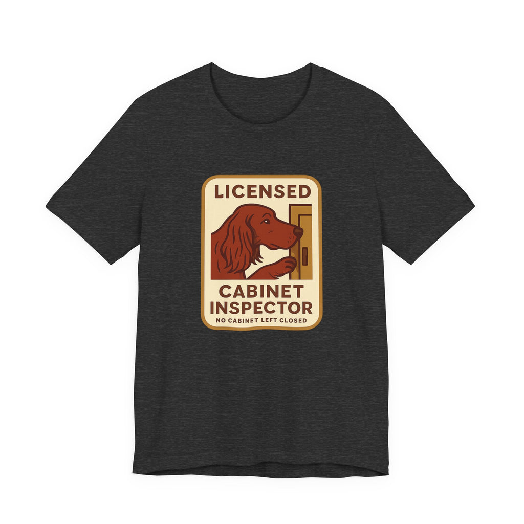 Irish Setter Licensed Cabinet Inspector Tee
