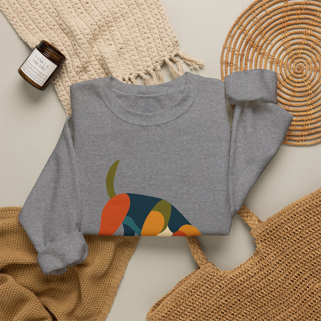 Feral Little Creature Sniffing Beagle Sweatshirt