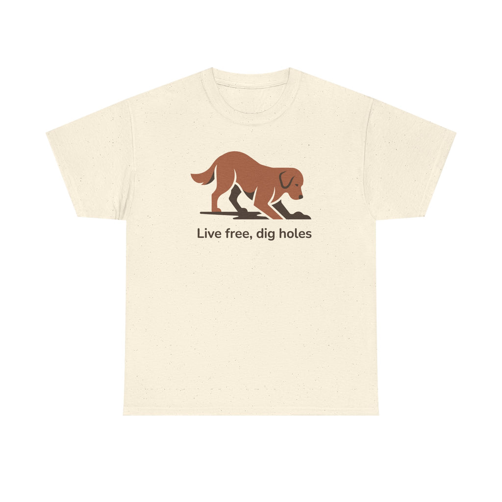 Live Free Happy Golden Retriever T-Shirt