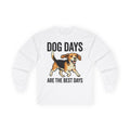 Joyful Beagle Dog Days Long Sleeve Tee in White