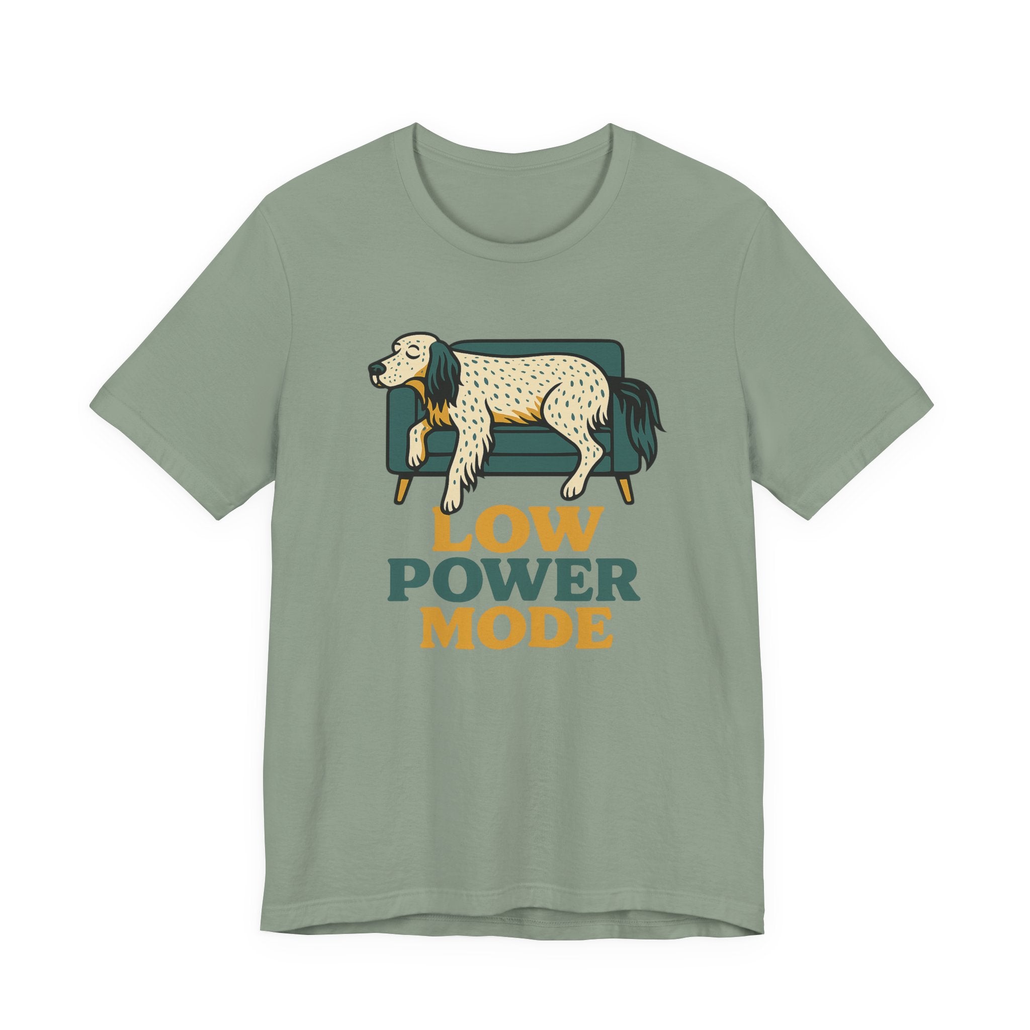 English Setter Low Power Mode Tee