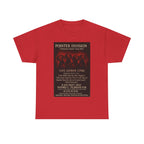 "Pointer Division" Vizsla Spoor Punk Concert Tee Red T-Shirt