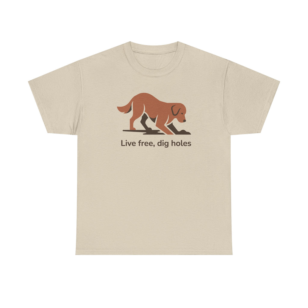 Live Free Happy Golden Retriever T-Shirt