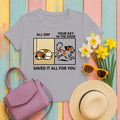 Kooikerhondje Saved It All For You Tee in Athletic Heather