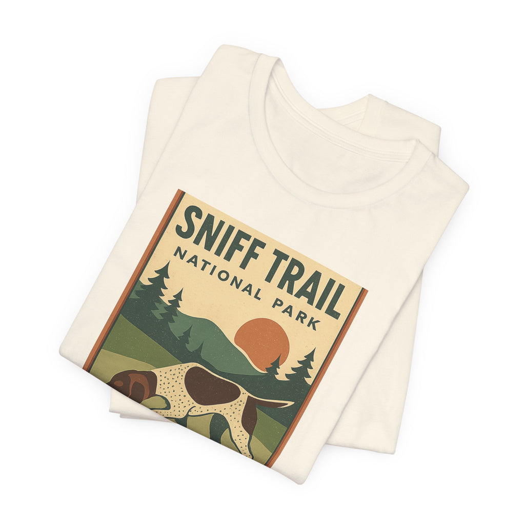 German Shorthaired Pointer Sniff Trail National Park Tee