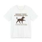 Irish Water Spaniel Ordinary Things Extraordinary Ways Tee