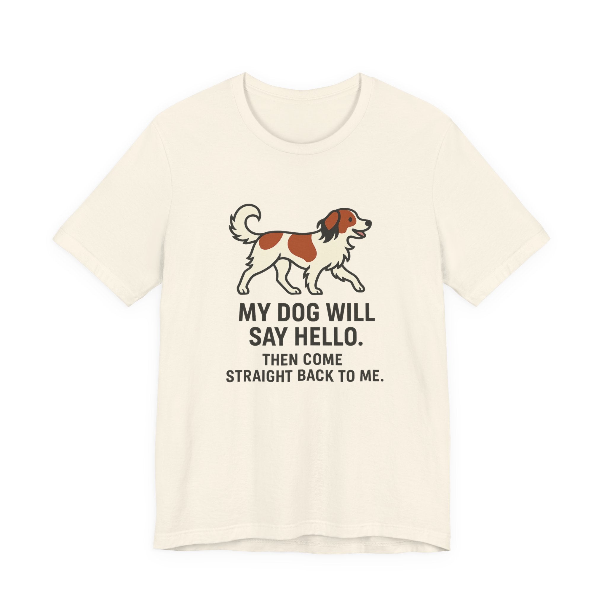 Kooikerhondje Comes Straight Back Tee