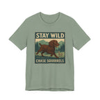 Boykin Spaniel Stay Wild Chase Squirrels Tee