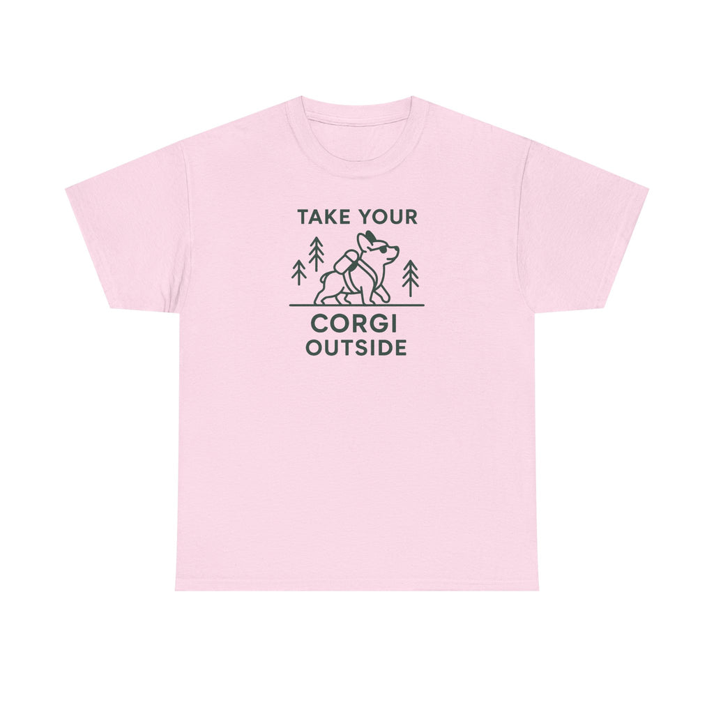 Take Your Corgi Outside Hiking Adventure Dog T-Shirt