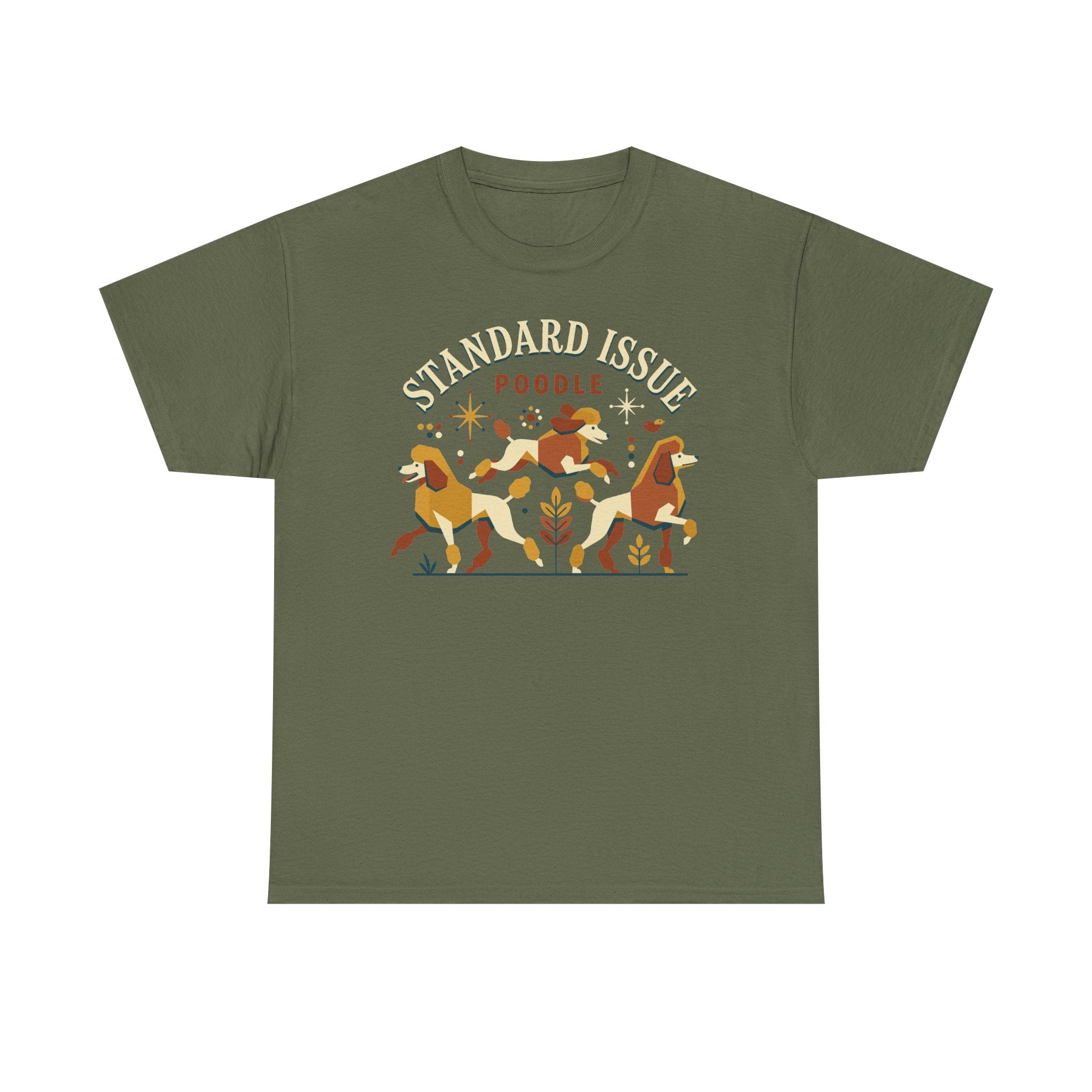 Standard Issue Poodle Art t-shirt