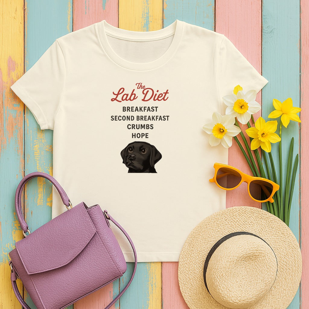 Black Lab The Lab Diet T-shirt in Natural