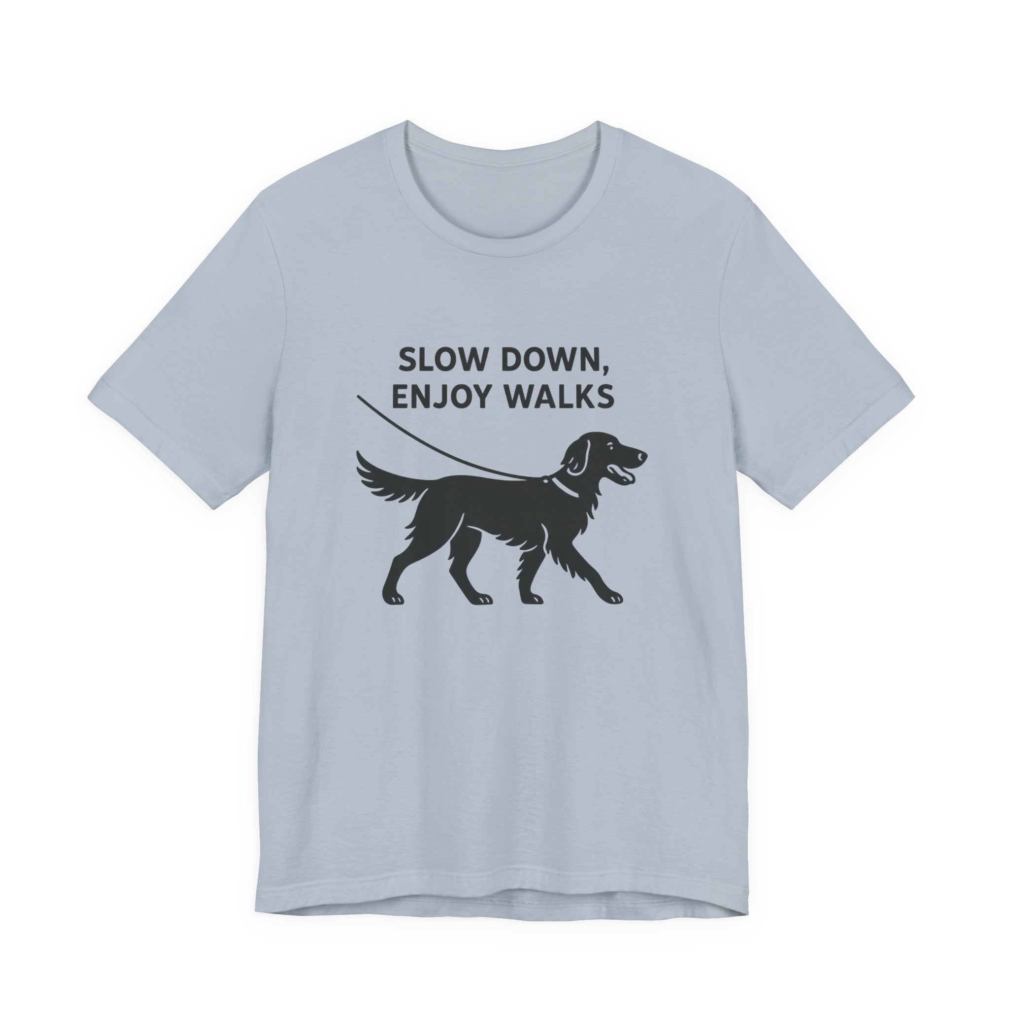Flat-Coat Slow Down Enjoy Walks Tee