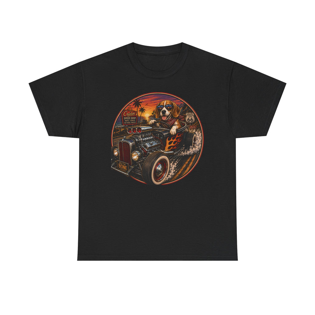 Cruisin' Beagle Hot Rod T-Shirt