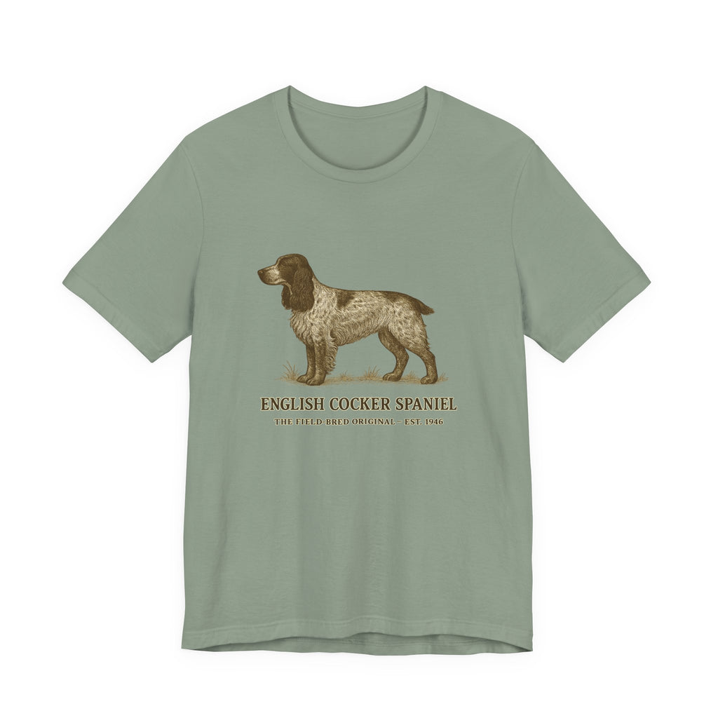 English Cocker Spaniel Field Guide Tee