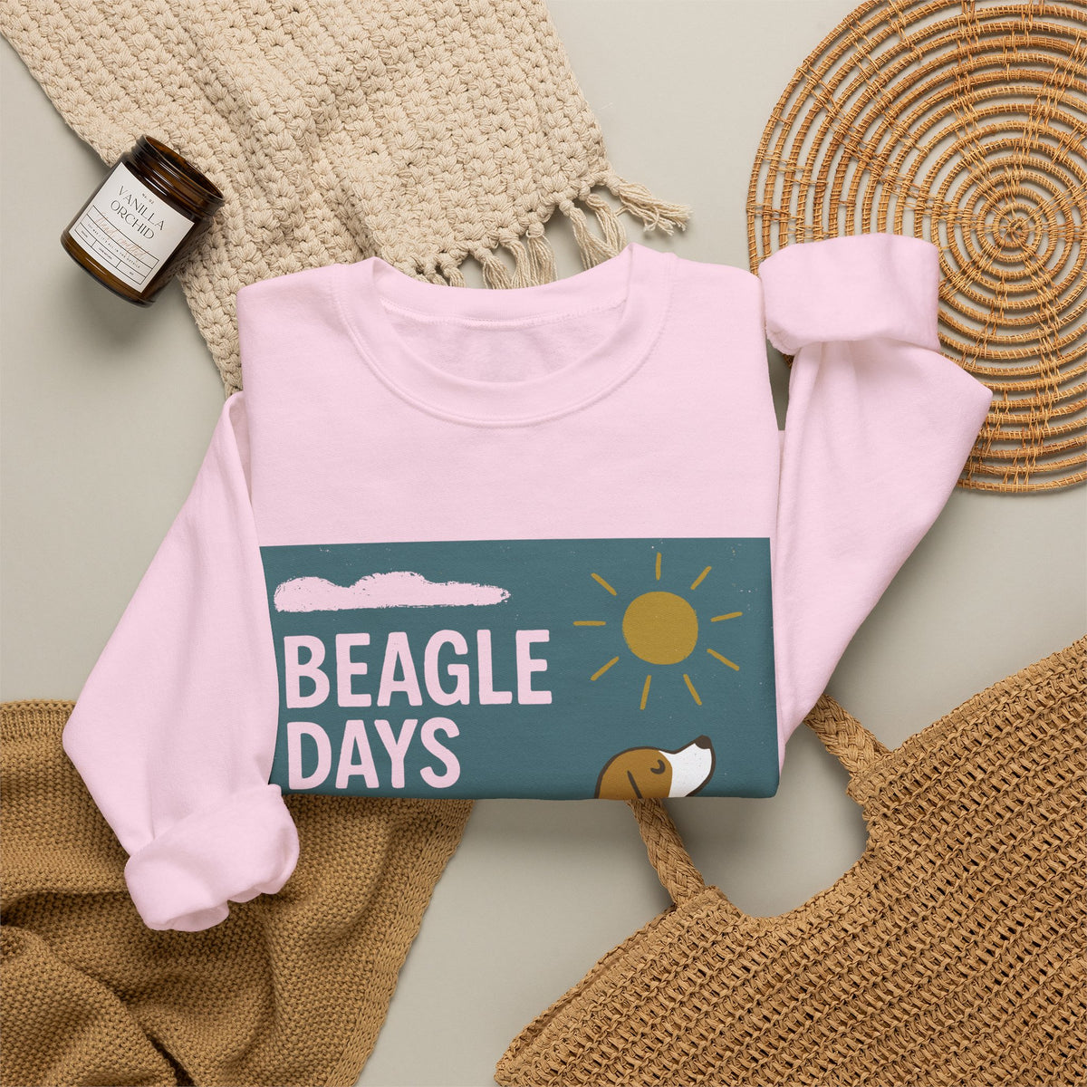 Beagle Days Retro Sunshine Sweatshirt