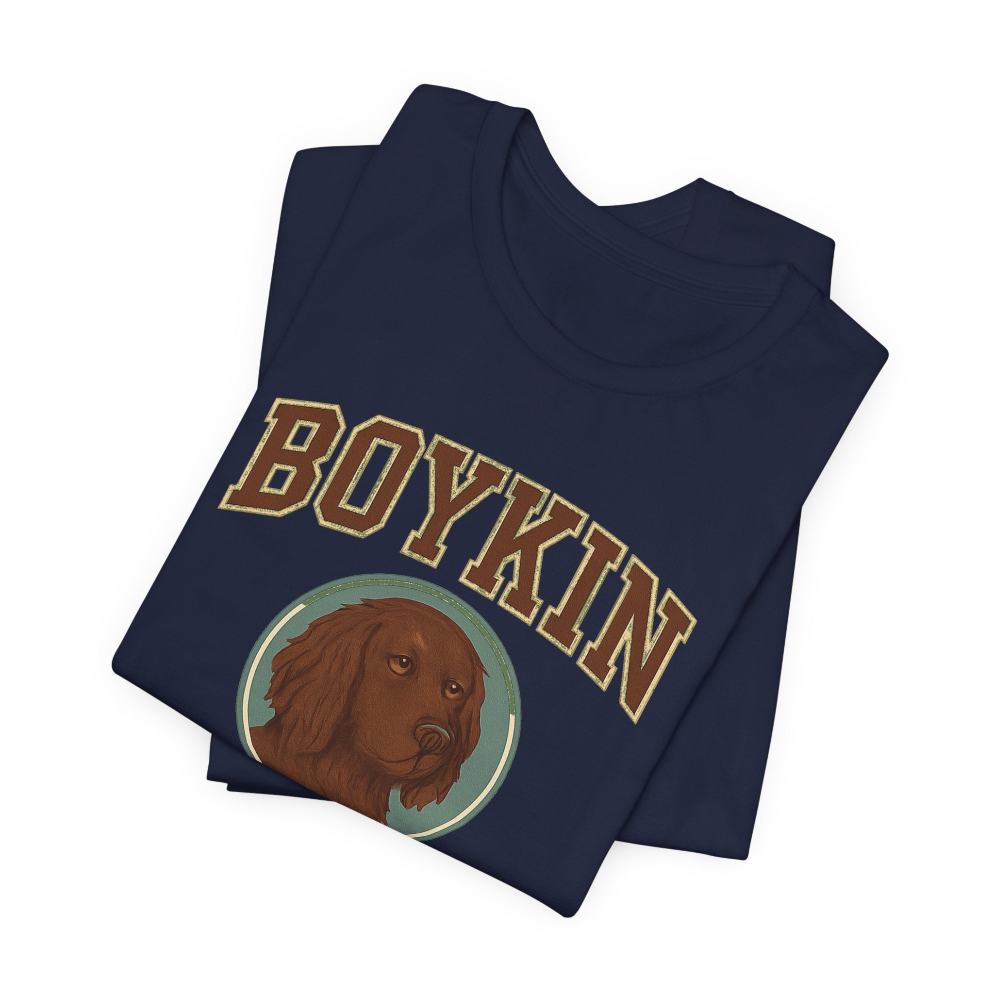 Boykin Spaniel Does It All Varsity Tee