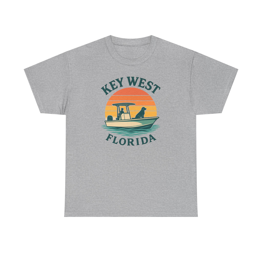 Key West Florida Retro Golden Retriever T-Shirt