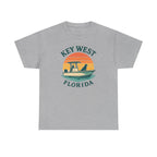 Key West Florida Retro Golden Retriever T-Shirt