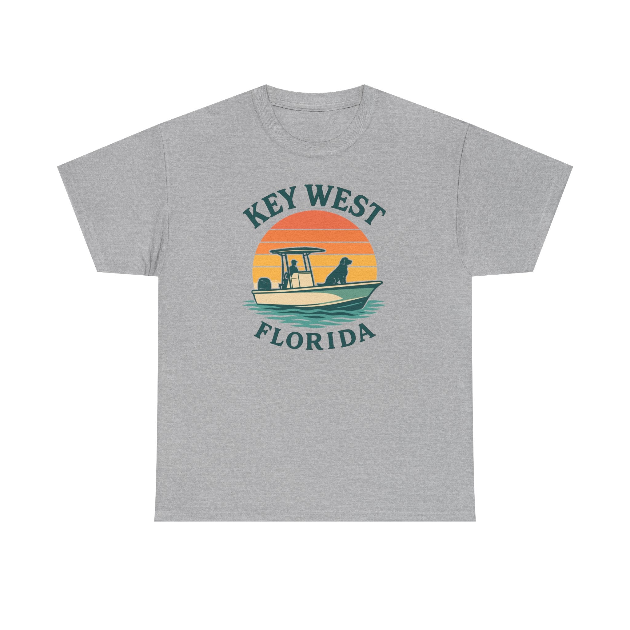 Key West Florida Retro Golden Retriever T-Shirt