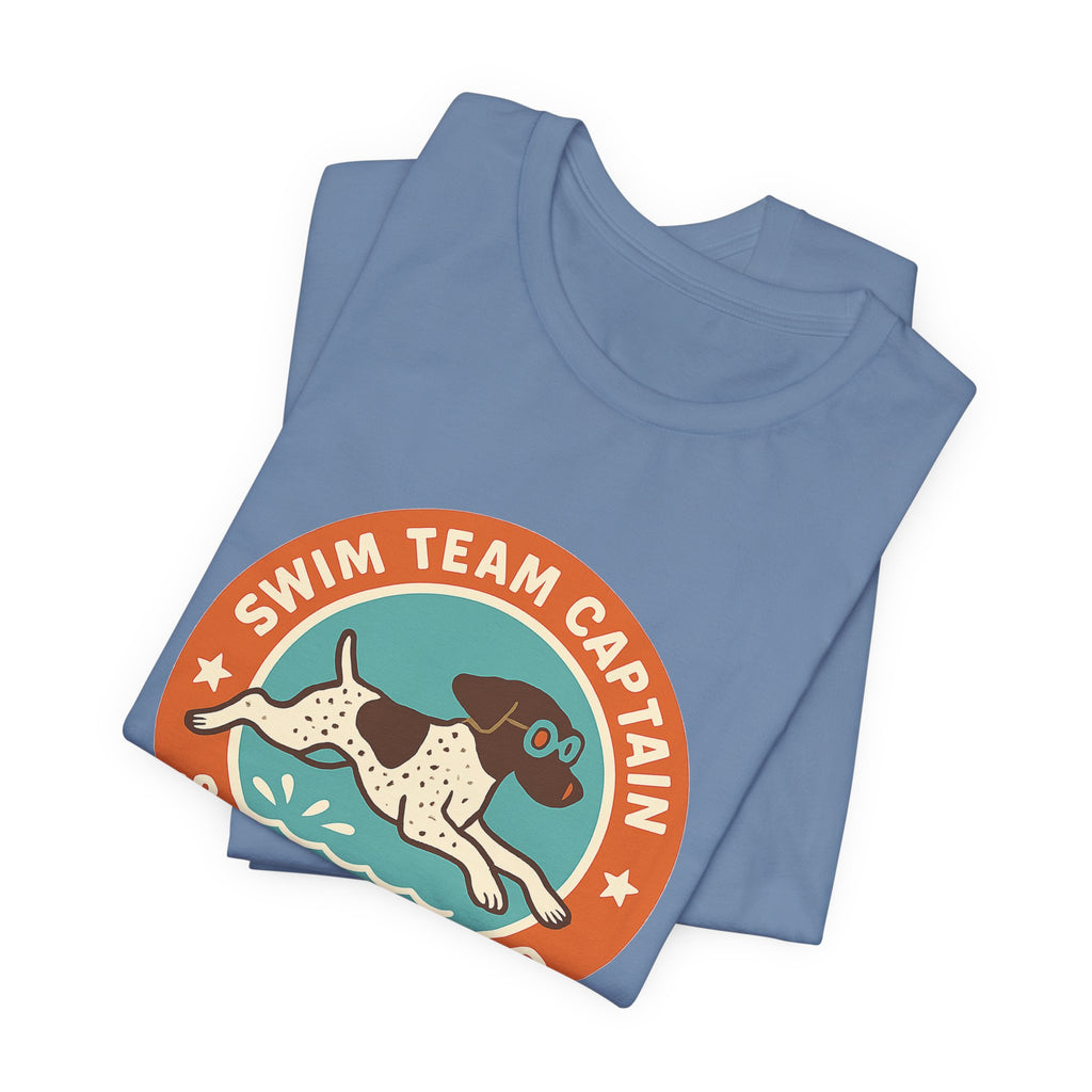 German Shorthaired Pointer Swim Team Captain Tee