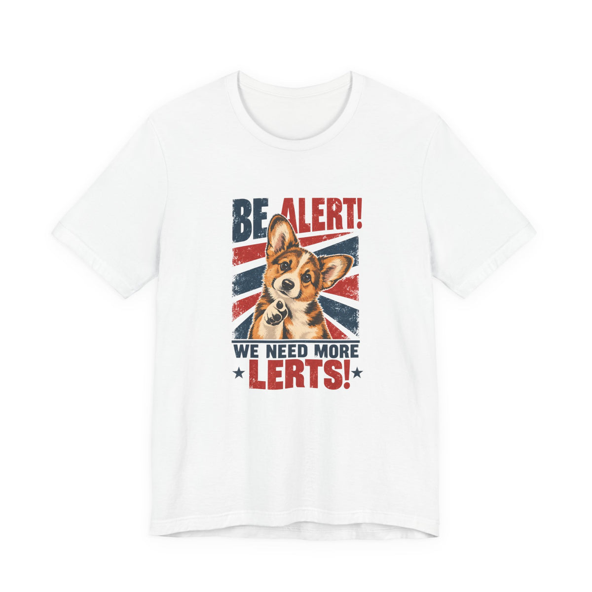 Corgi Be Alert We Need More Lerts t-shirt, view 2