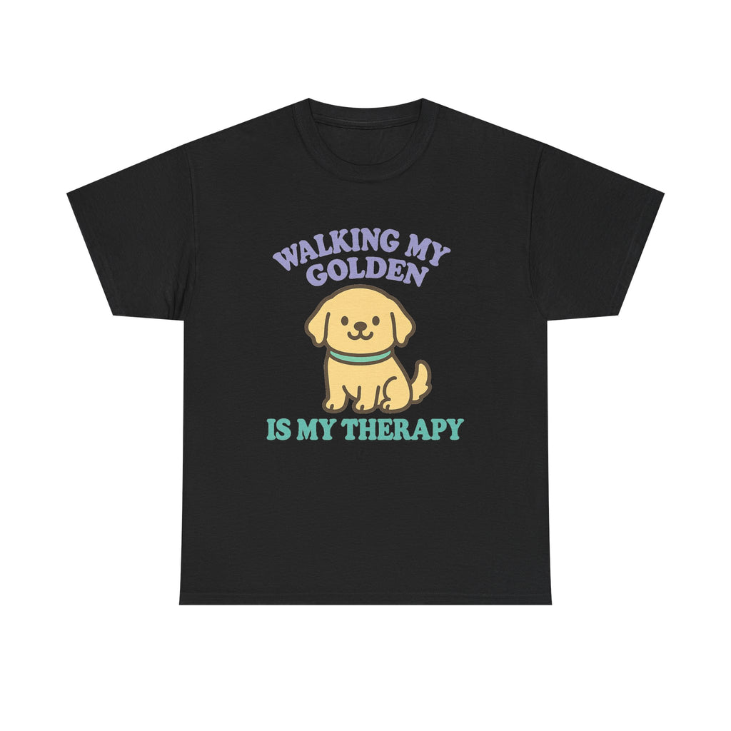 Walking My Golden Kawaii T-Shirt