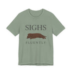 Chocolate Lab Sighs Fluently Tee