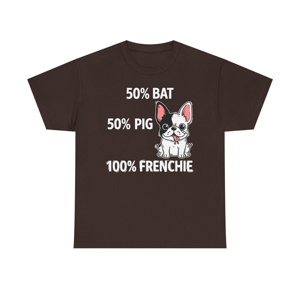 100% Frenchie Love: Bat Pig Graphic T-Shirt