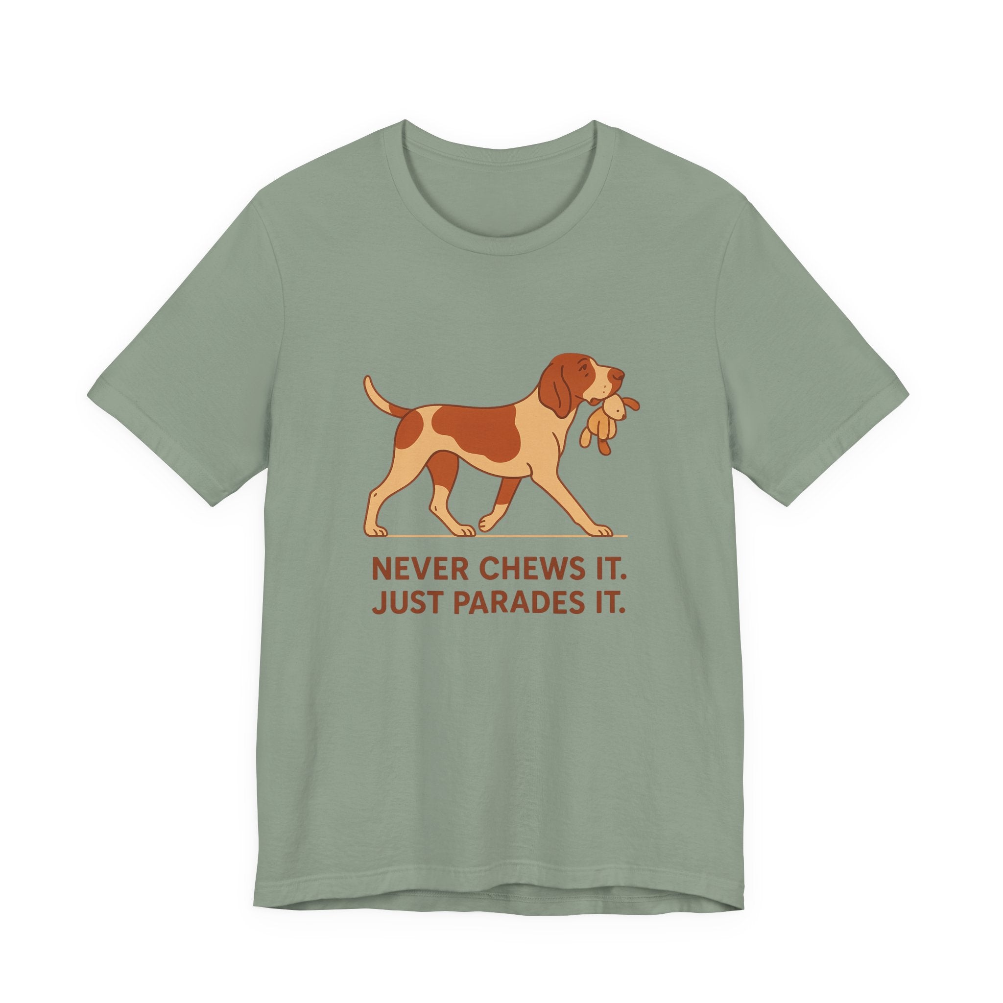 Bracco Italiano Never Chews It Tee