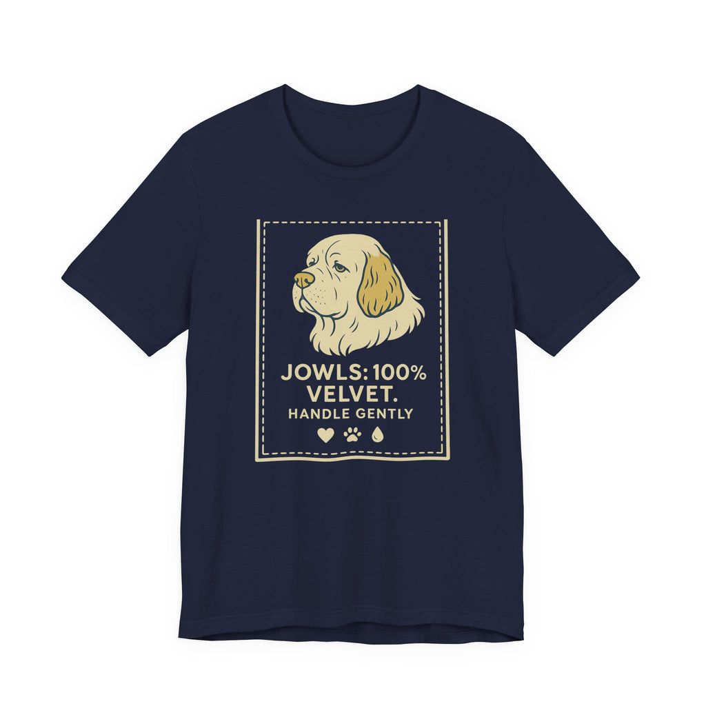 Clumber Jowls 100% Velvet Tee