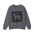 Golden Retriever Woodcut Style Graphic Print Sweatshirt