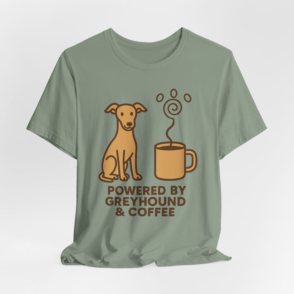 Powered by Greyhound & Coffee Tee