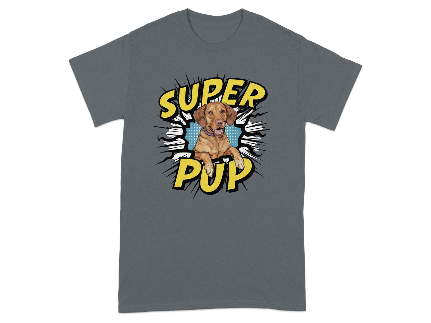 Super Pup Graphic T-shirt for Dog Lovers product type