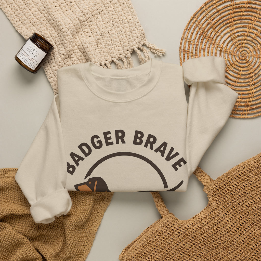 Badger Brave Dachshund Sweatshirt
