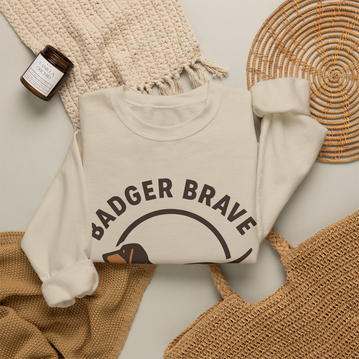 Badger Brave Dachshund Sweatshirt
