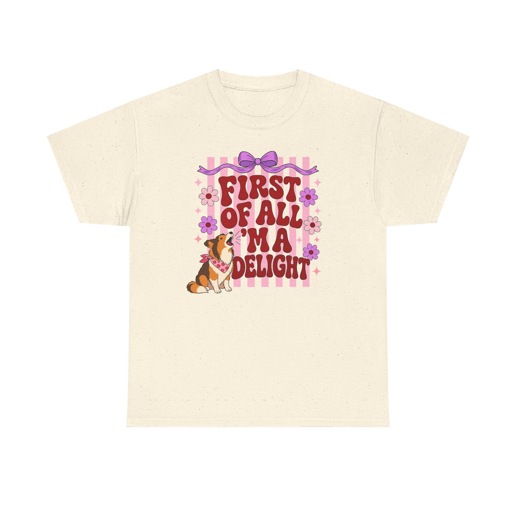 Whimsical ‘I’m A Delight’ Corgi T-Shirt