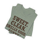 Greyhound Sweet Clean Smells Good Funny Tee