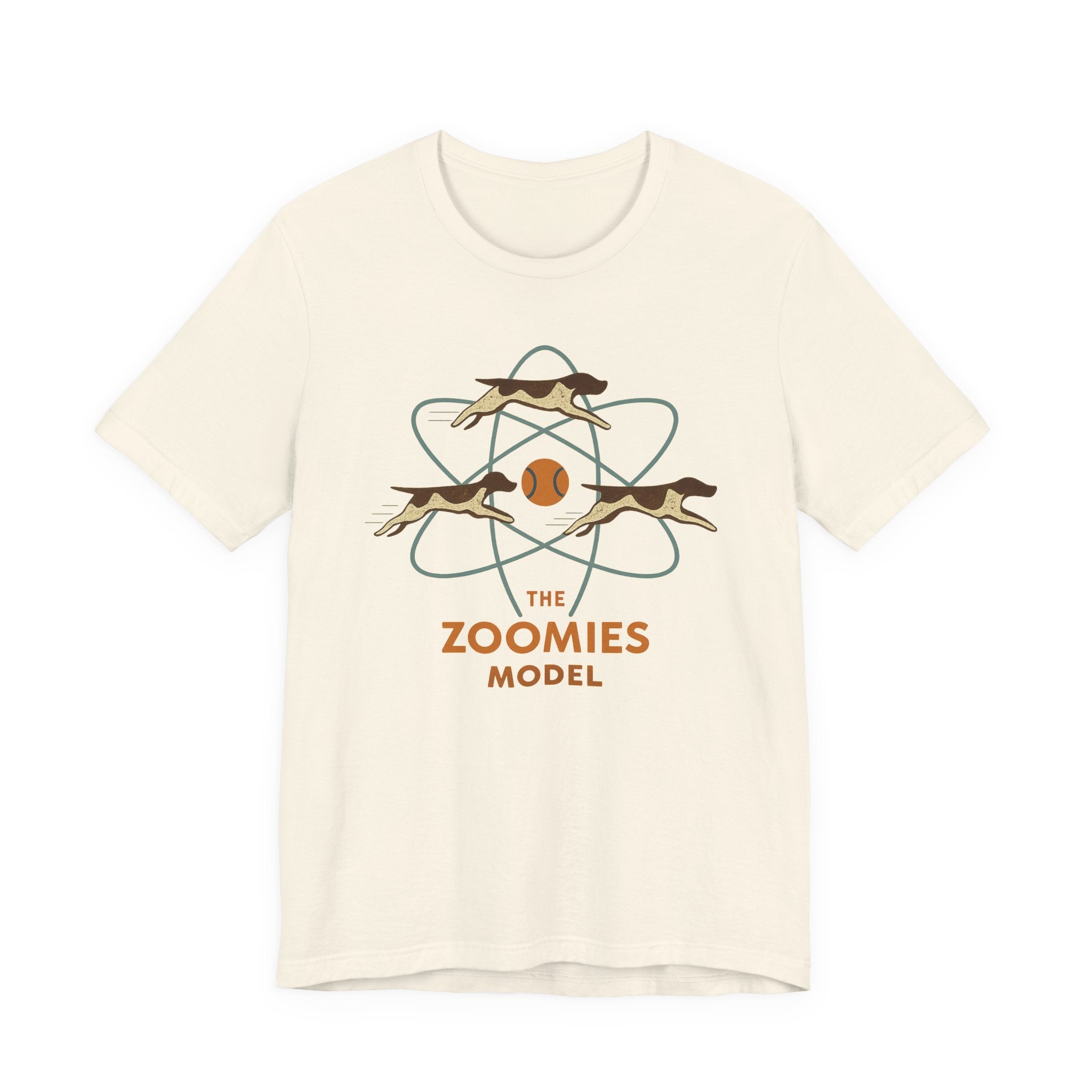 German Shorthaired Pointer Zoomies Atomic Model Tee