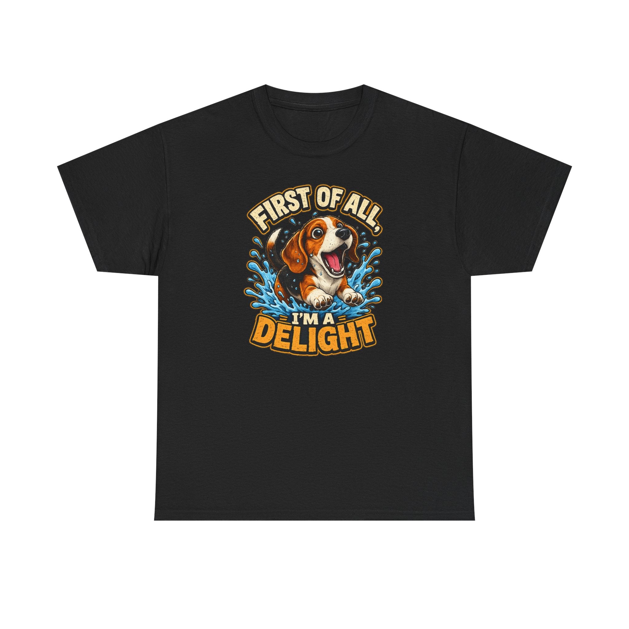 Delightful Beagle Splash T-Shirt
