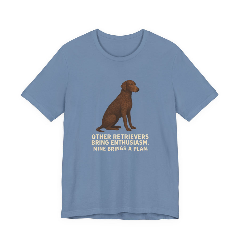 Curly-Coated Retriever Mine Brings A Plan Tee
