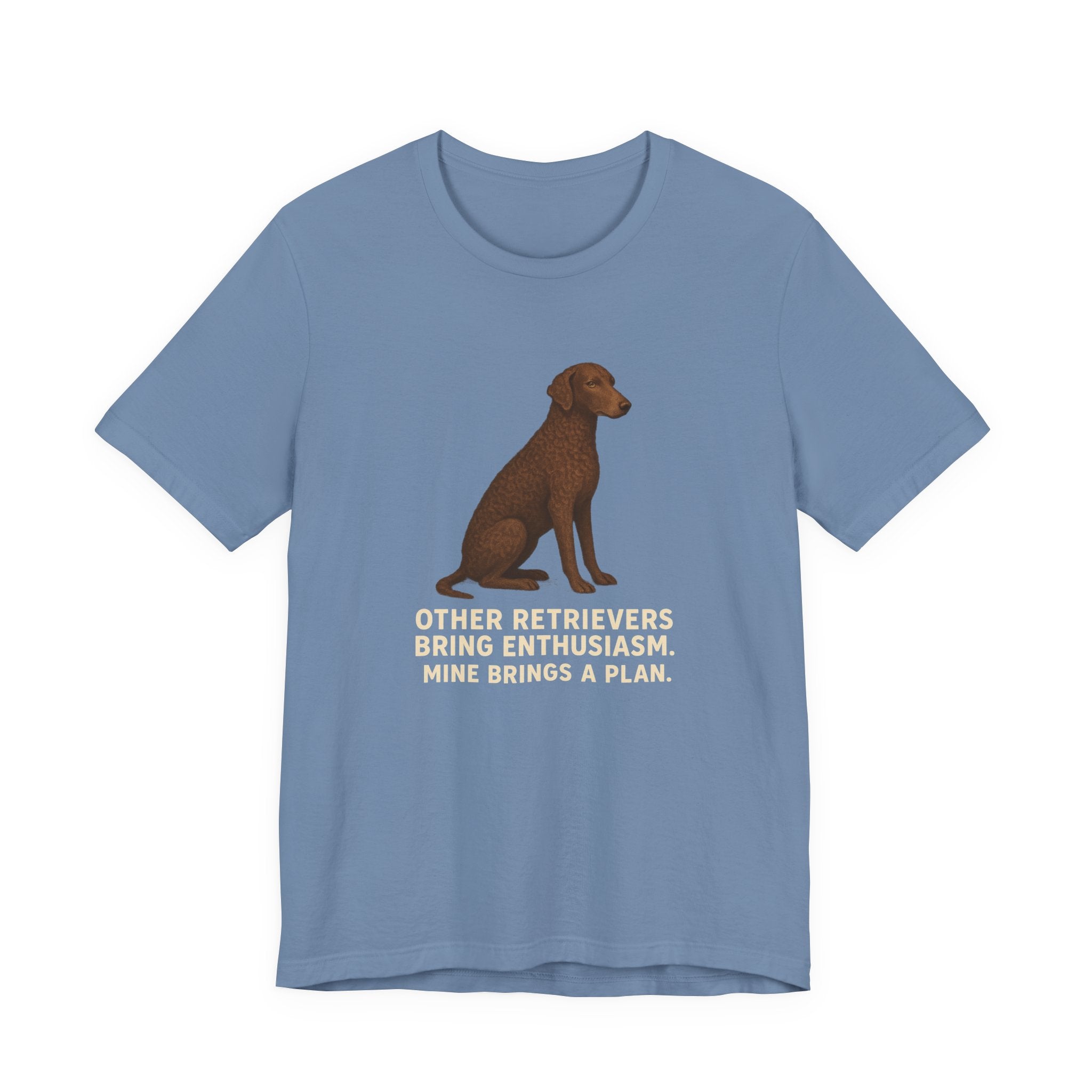 Curly-Coated Retriever Mine Brings A Plan Tee