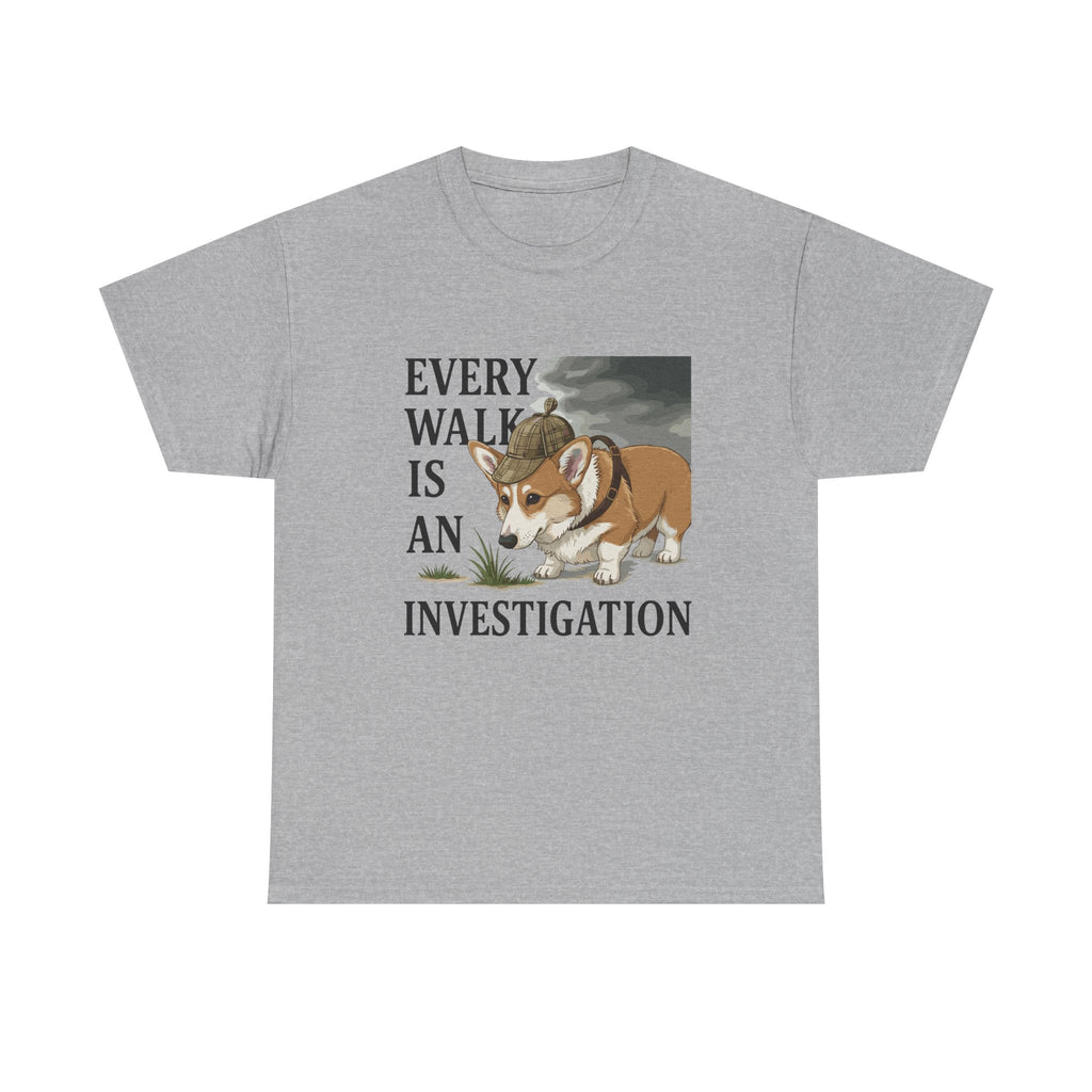 Every Walk Corgi Dog Detective T-Shirt