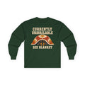 See Blanket Dachshund Long Sleeve Tee in Forest Green