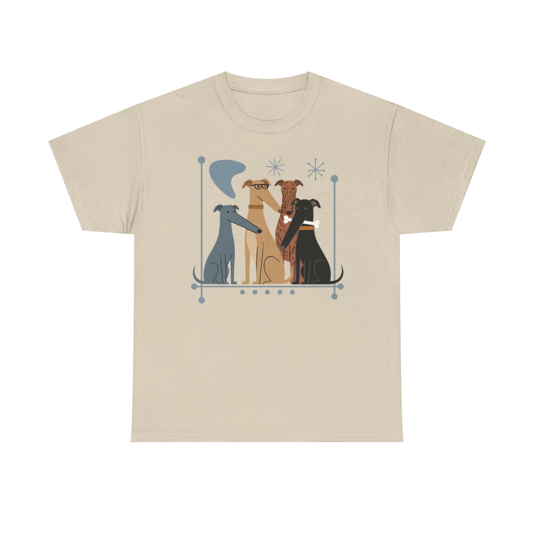 The Pack: Mid-Century Greyhound T-Shirt