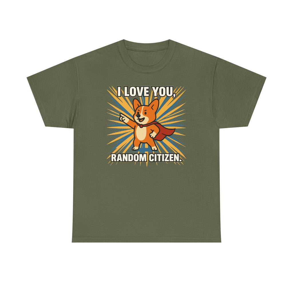 I Love You Random Citizen Corgi Hero T-Shirt