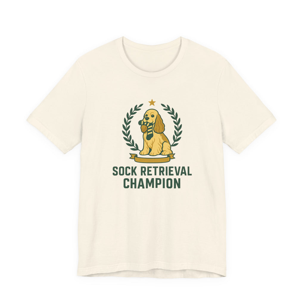Cocker Sock Retrieval Champion Tee