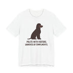 Irish Water Spaniel Unmoved By Compliments Tee