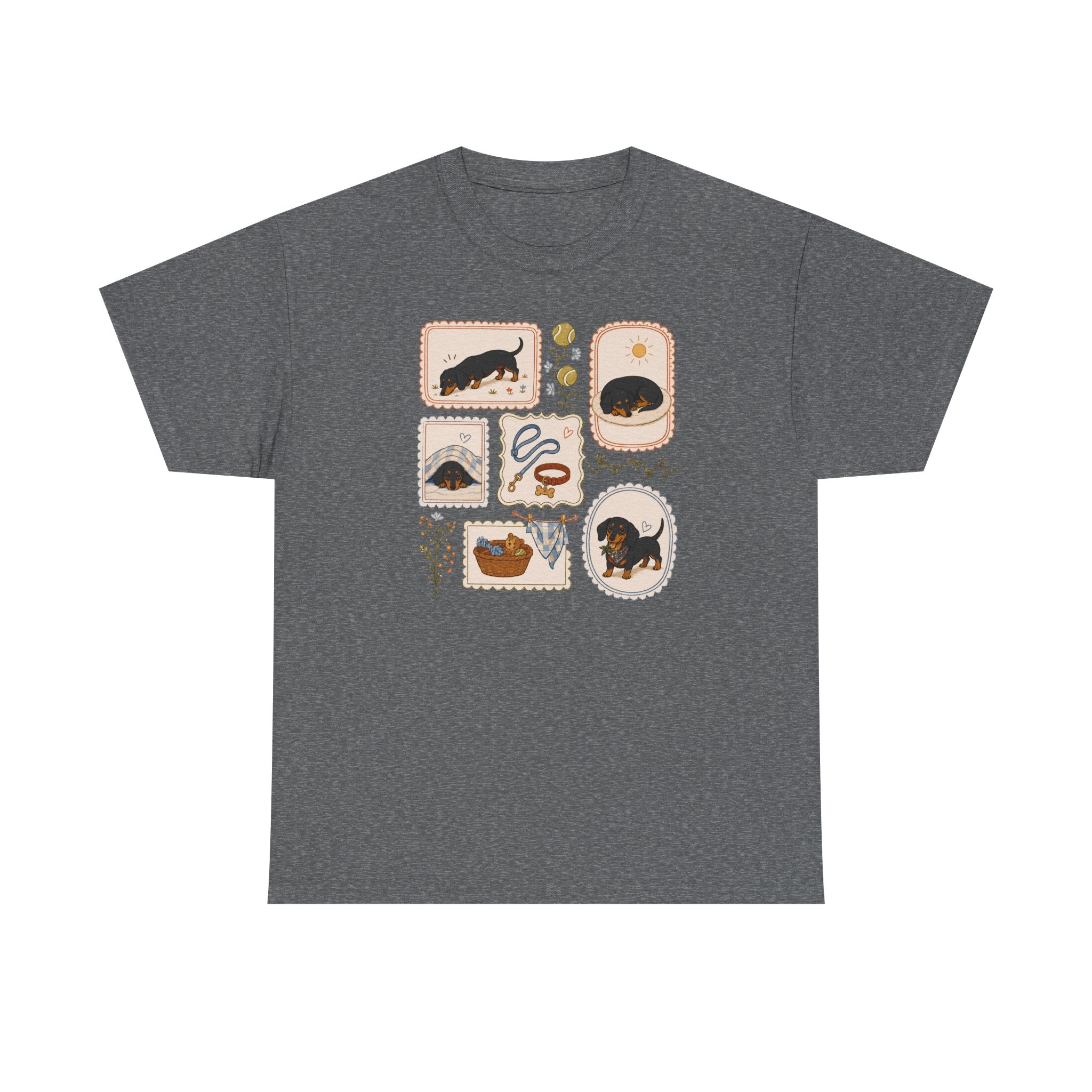 Whimsical Dachshund Life t-shirt, view 5